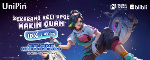 Per-CUAN-an Kembali, Beli UPGC di Blibli Diskon 10%!